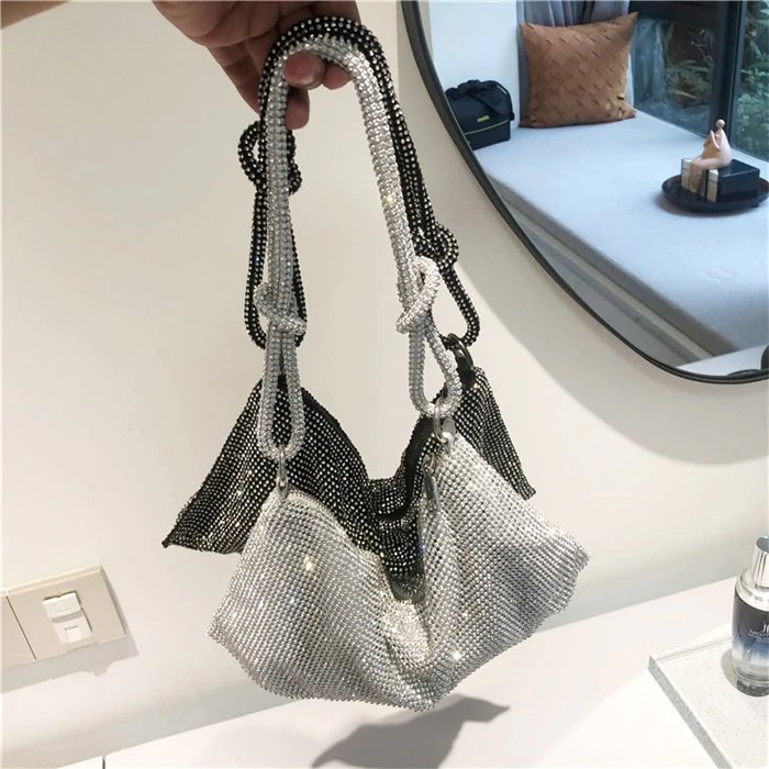🔥Summer Hot Sale🔥Luxury Design Shiny Rhinestones Handbag