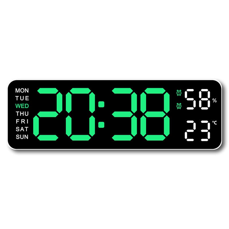 🔥 Upgraded Digital Wall Clock Large Display