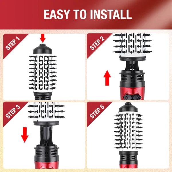 ๐49% OFF!! 3-in-1 Hot Air Styler and Rotating Hair Dryer for Dry hair, curl hair, straighten hair