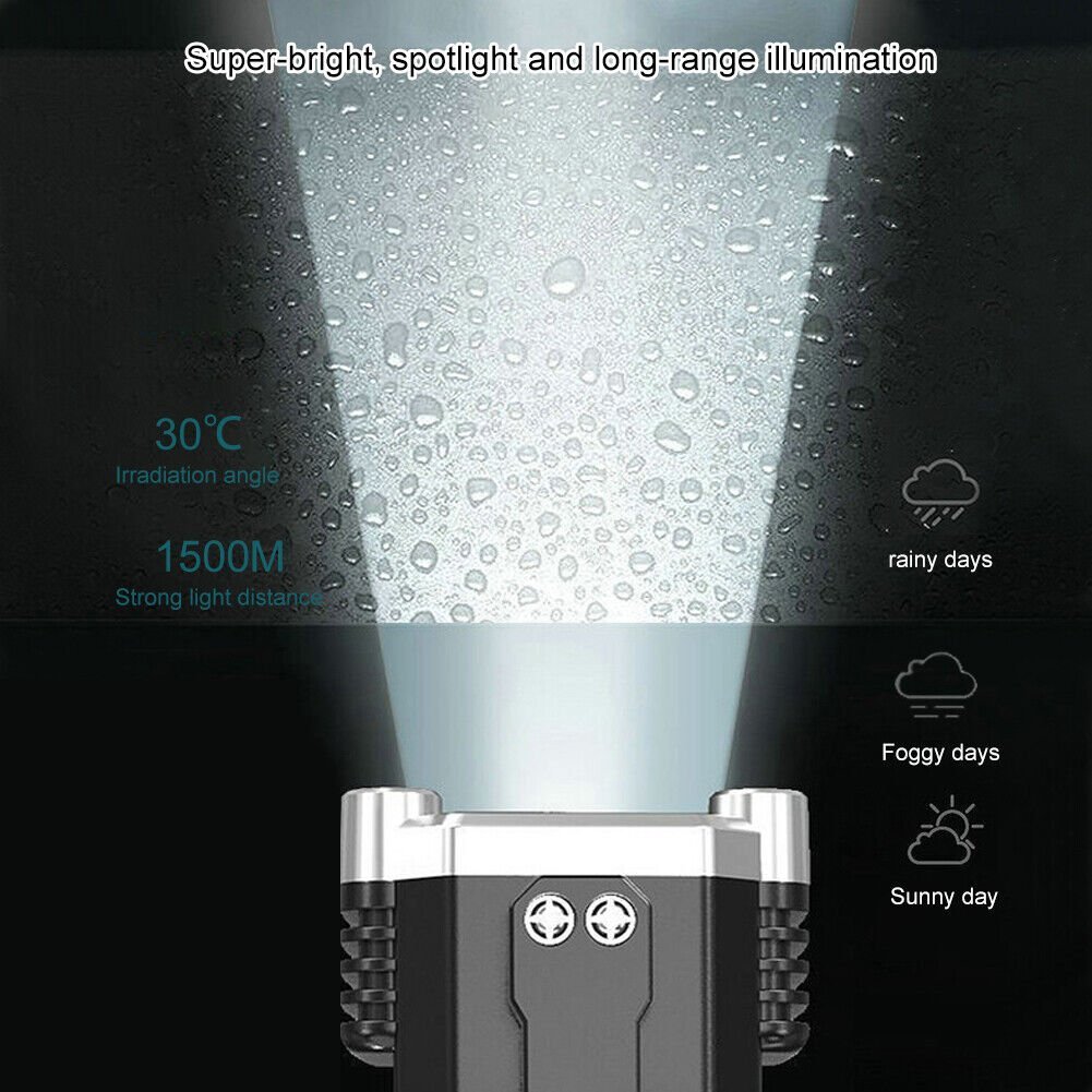 Super Bright Rechargeable LED Handheld Flashlight Portable Spotlight 4 Mode New