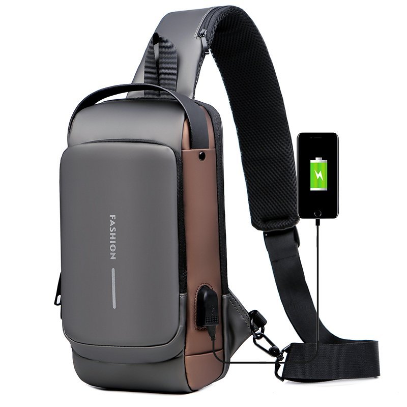 USB charging sport sling Anti-theft shoulder bag(BUY 2 FREE SHIPPING WORLDWIDE!)