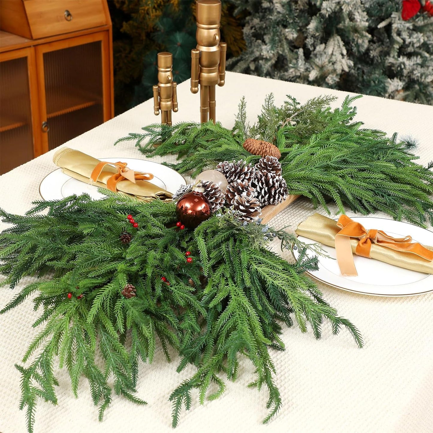 hambort™-🔥Only $7.99🔥The Best Holiday Greenery - Realistic Norfolk Pine Stems