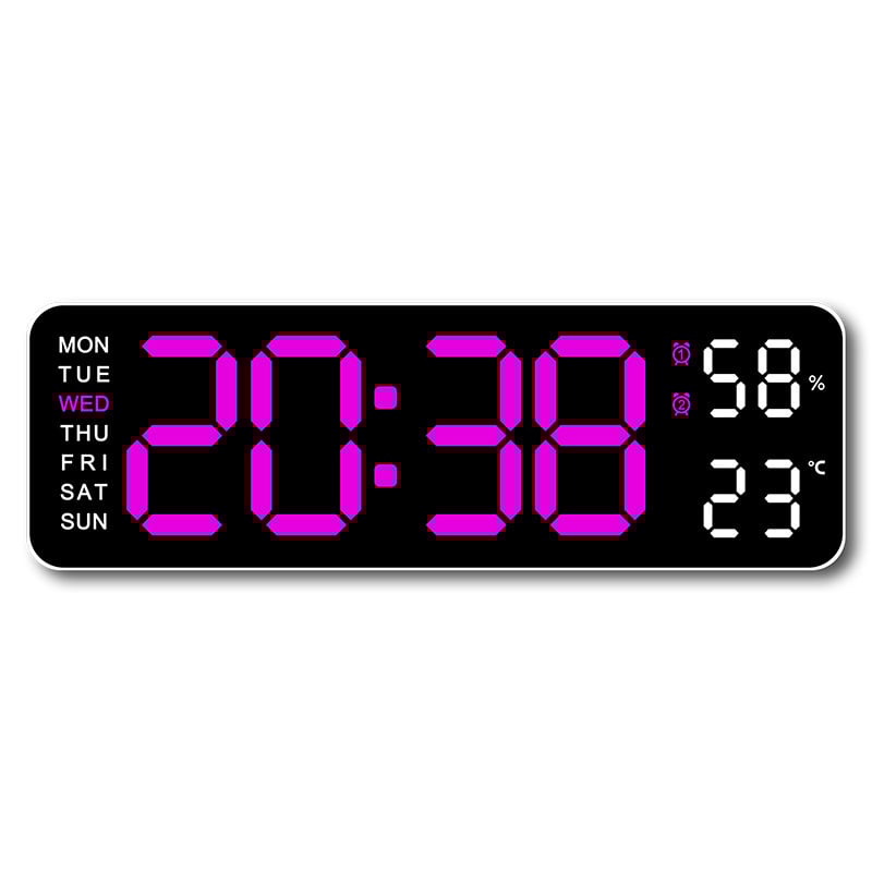 🔥 Upgraded Digital Wall Clock Large Display