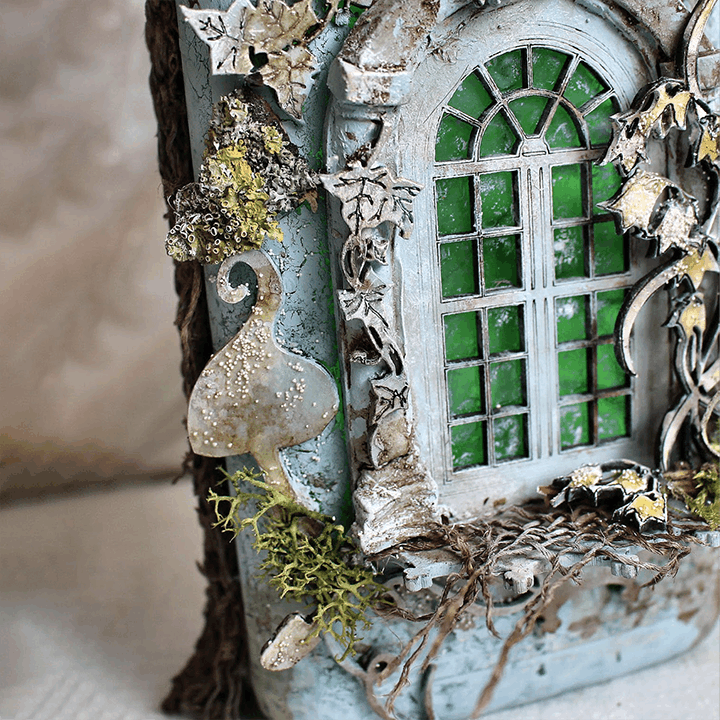 hambort™-Altered Art Bottle - Mystical forest stories