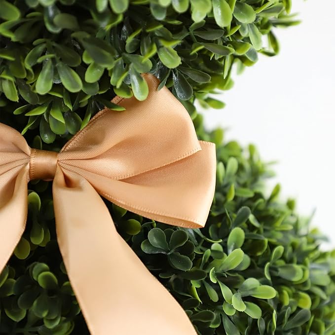 Outdoor Artificial Turf Bunny-Shaped Topiary Tree
