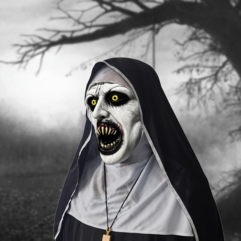 šHalloween Sale 49% OFFāØHorror Latex Nun Maskš