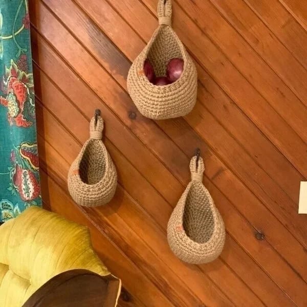70% Discountš„Hanging Wall Vegetable Fruit Baskets