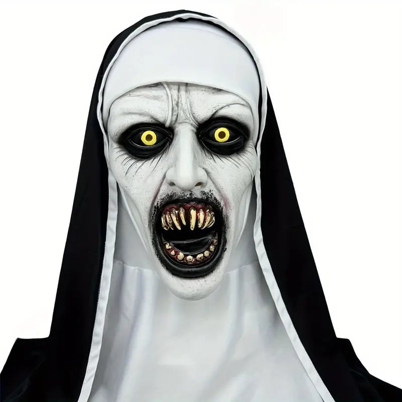 šHalloween Sale 49% OFFāØHorror Latex Nun Maskš