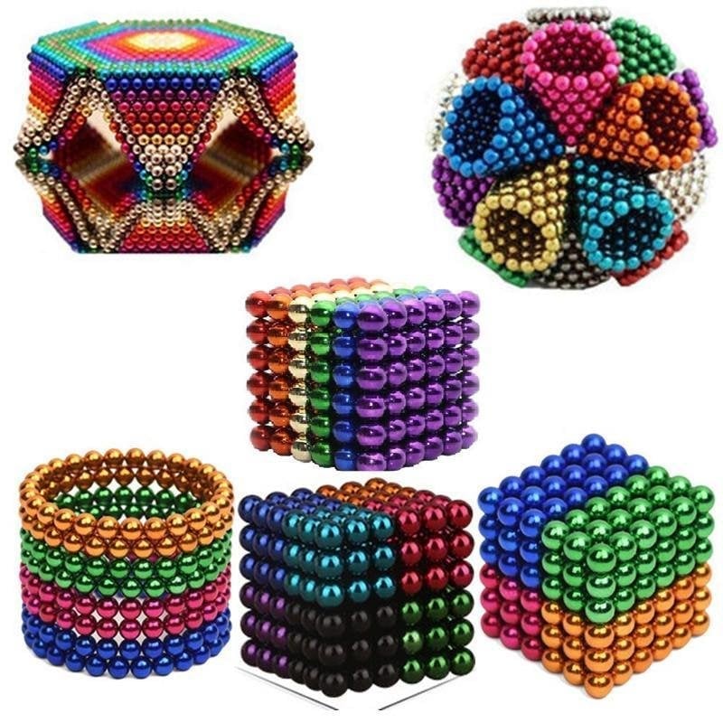 (❤️) Multi Colored 216 Pcs/ 512 Pcs Magnetic Balls,🎁Buy More Save More🎁