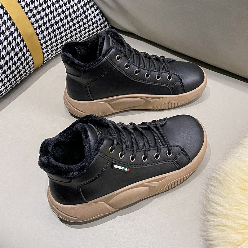 Platform shoes all match fashion women's high top shoes