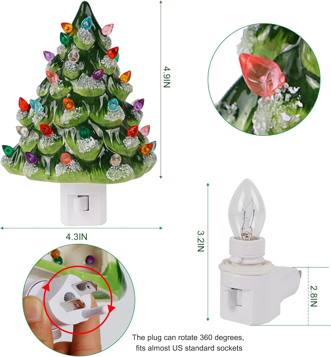 🎄Christmas Sales 49% 🎄2025 Christmas Tree Night Light(Buy many offer)