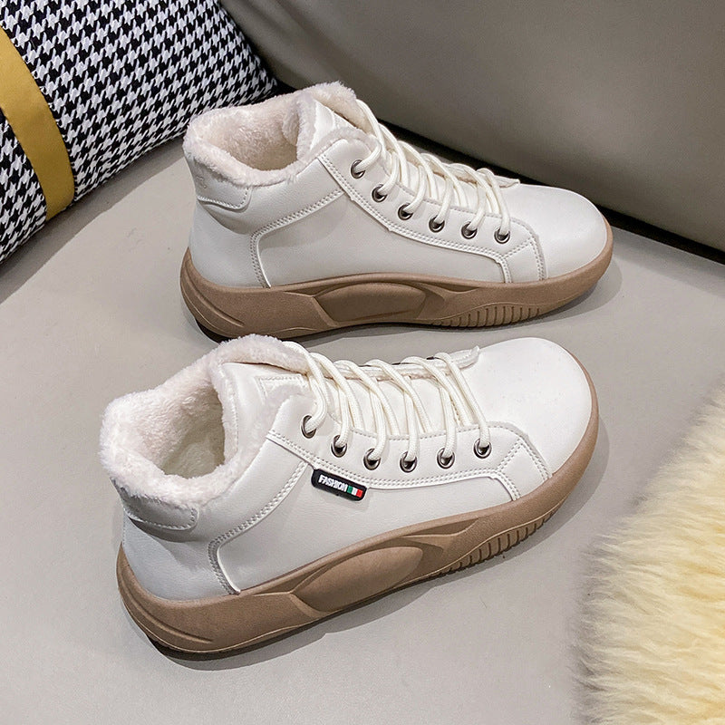 Platform shoes all match fashion women's high top shoes