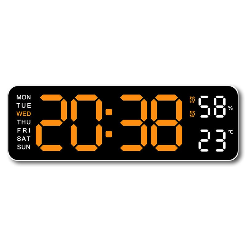 🔥 Upgraded Digital Wall Clock Large Display