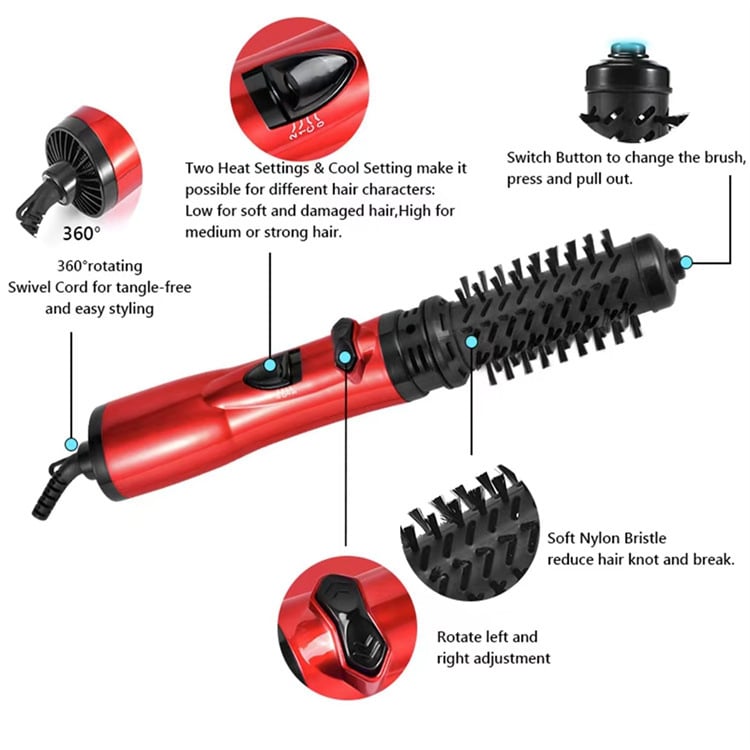 ๐49% OFF!! 3-in-1 Hot Air Styler and Rotating Hair Dryer for Dry hair, curl hair, straighten hair