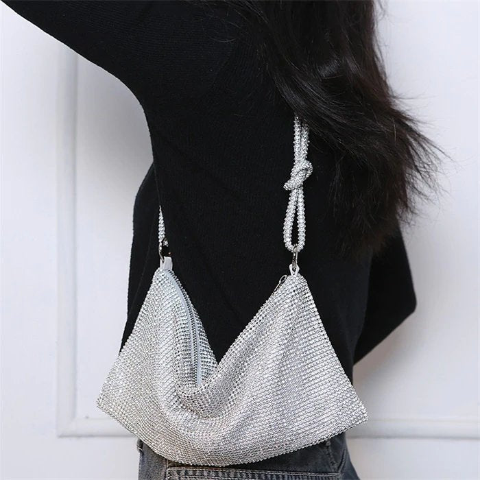 🔥Summer Hot Sale🔥Luxury Design Shiny Rhinestones Handbag