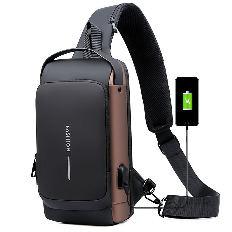 USB charging sport sling Anti-theft shoulder bag(BUY 2 FREE SHIPPING WORLDWIDE!)