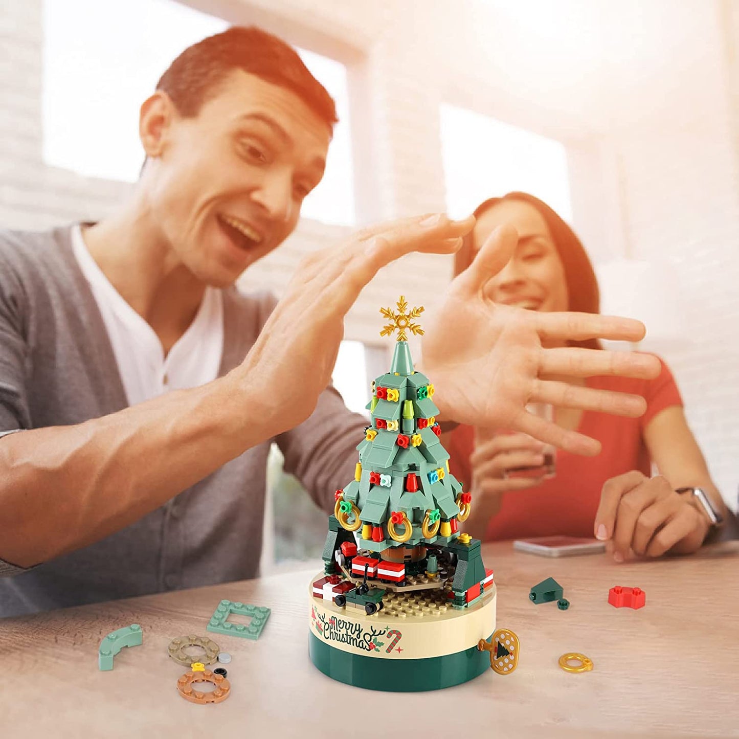 Christmas Pre-Sale 49% OFF- DIY Building Blocks Christmas Tree Octavo Box (360 Pcs)