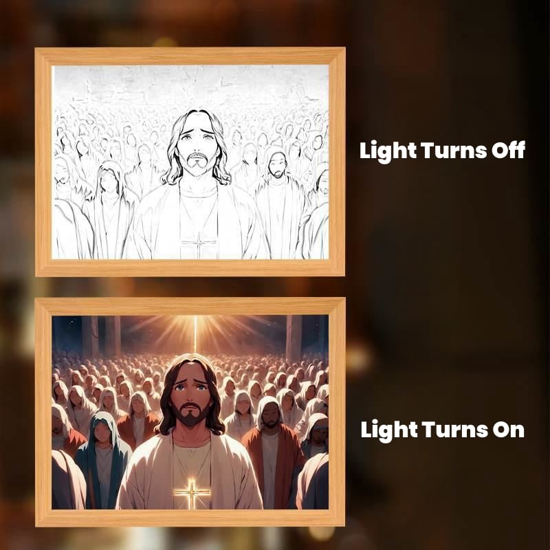 MiracleLamp - 4D LED Inspiring Jesus Painting