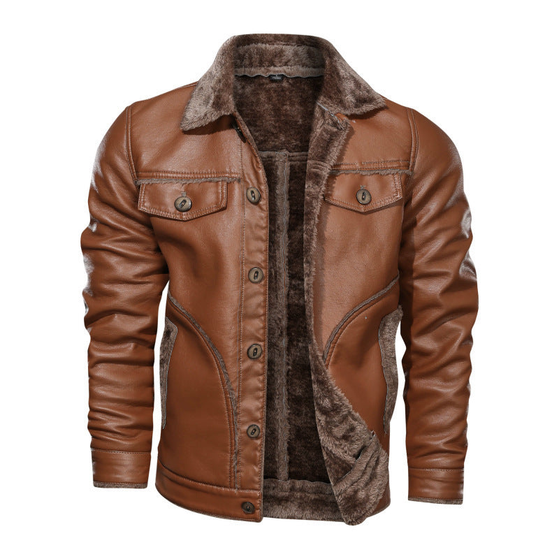 Fur Brown Leather