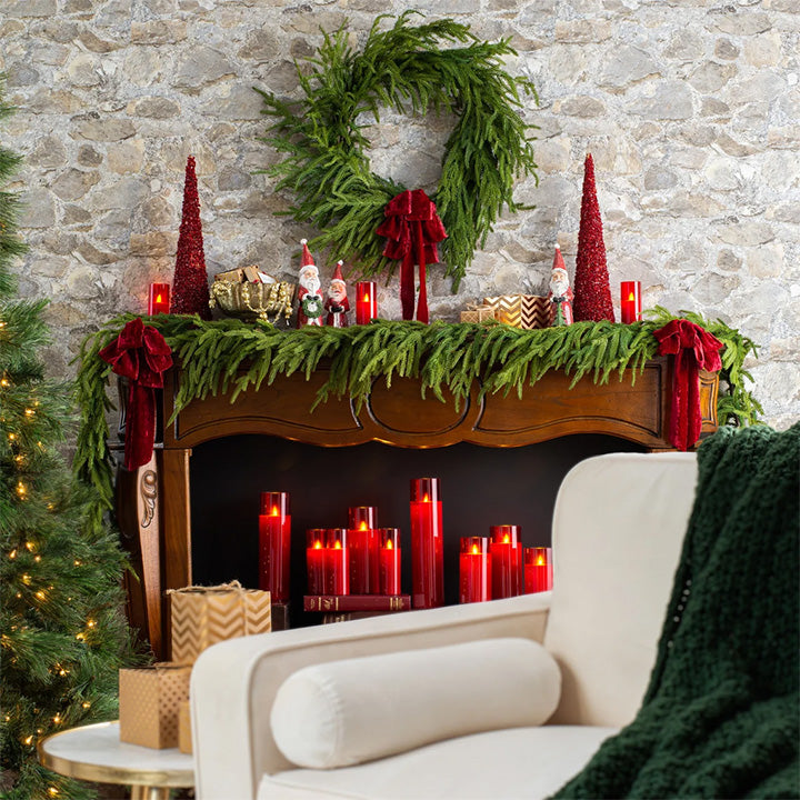 hambort™-✨Natural Christmas Greenery - Real Touch Norfolk Pine Garland