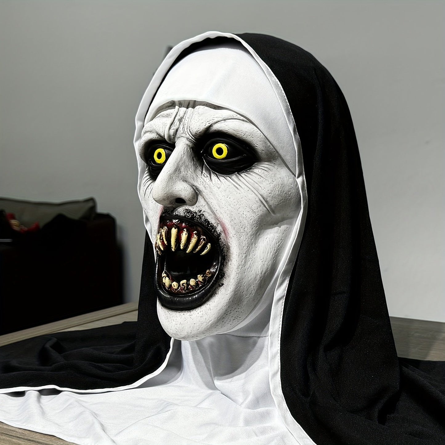 šHalloween Sale 49% OFFāØHorror Latex Nun Maskš