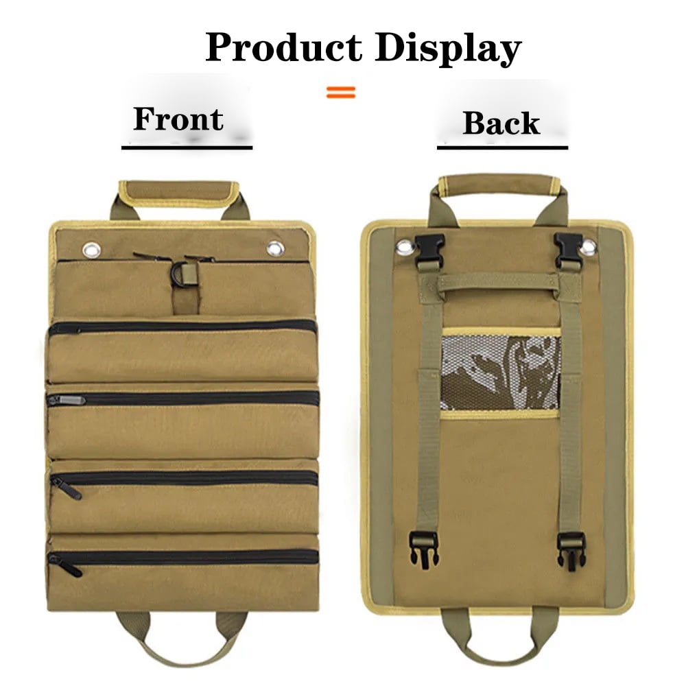 🔥Portable Foldable Tool Storage Bag, Roll Up Tool Bag