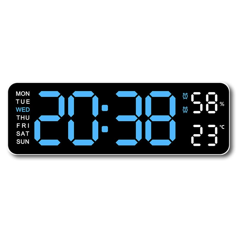 🔥 Upgraded Digital Wall Clock Large Display
