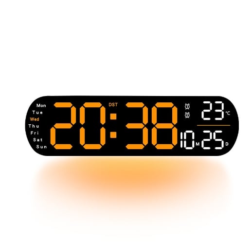 🔥 Upgraded Digital Wall Clock Large Display