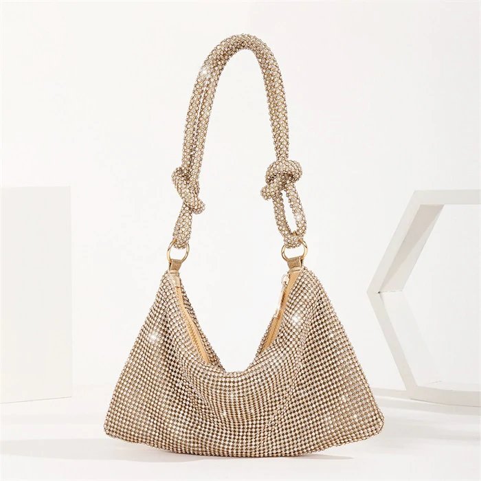 🔥Summer Hot Sale🔥Luxury Design Shiny Rhinestones Handbag