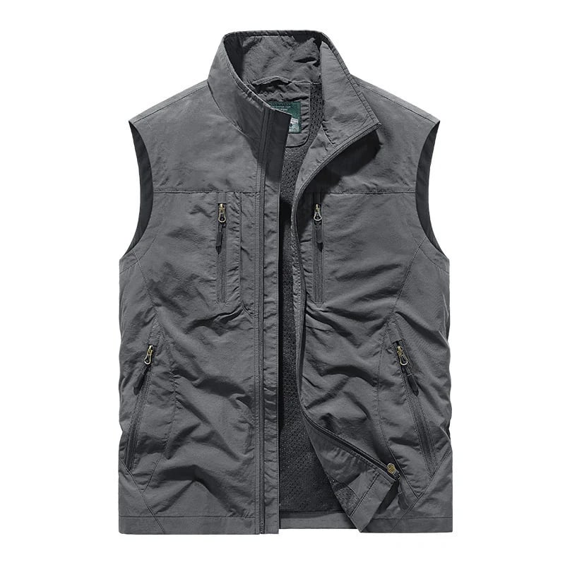 🔥Men's Oversized Sleeveless Vest Jacket With Pockets🧥