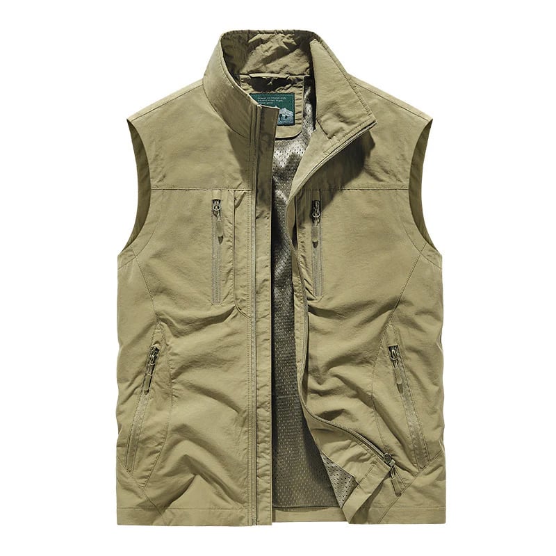 🔥Men's Oversized Sleeveless Vest Jacket With Pockets🧥