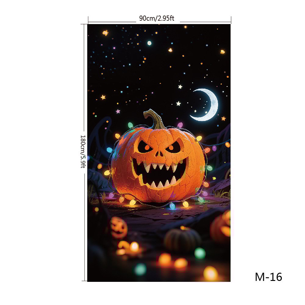 ππ2025 Christmas and Halloween front door decoration