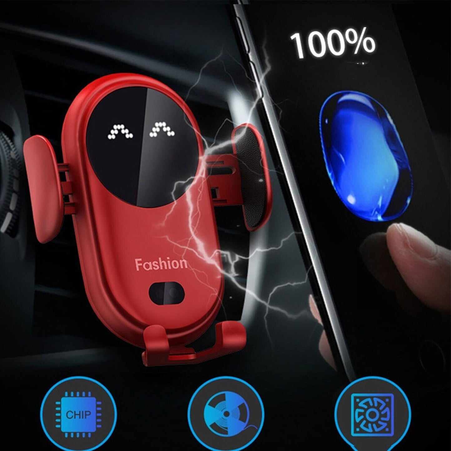 🔥NOW-49% OFF-Smart Car Wireless Charger Phone Holder