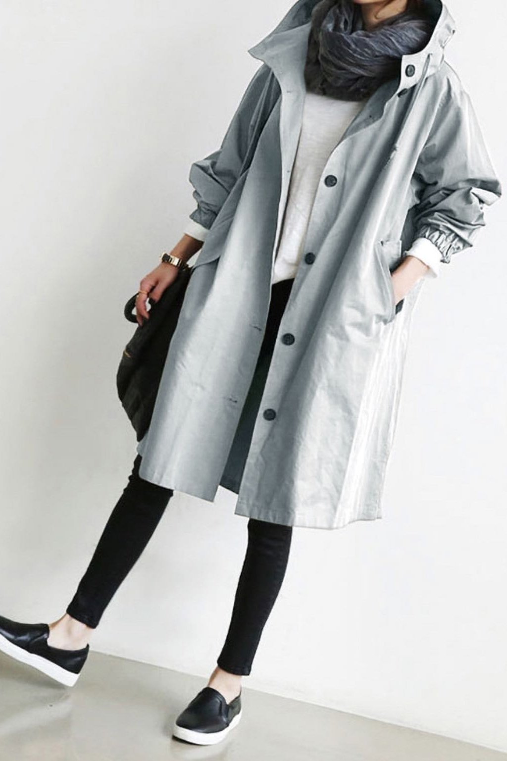 🔥Hot SALE 49%OFF🔥Water Resistant Oversized Hooded Windbreaker Rain Jacket