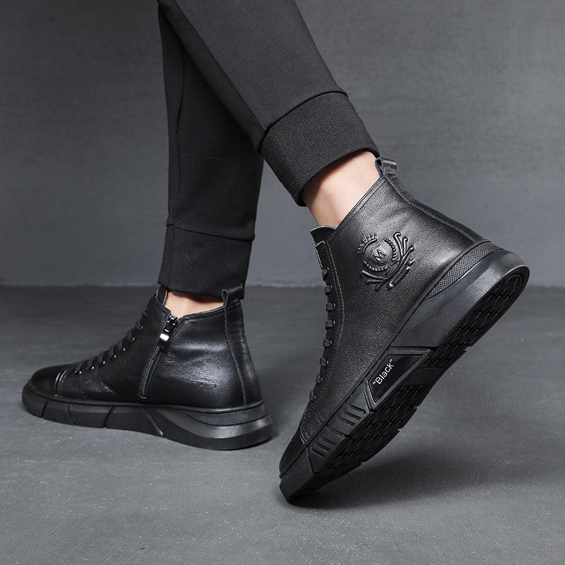 2025 autumn new Italian handmade leather boots