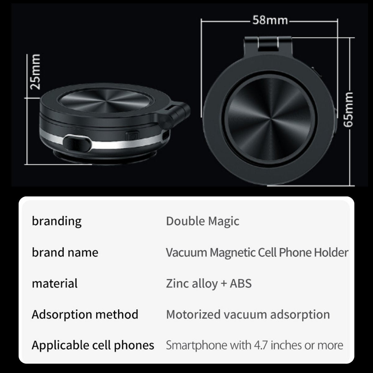 49% OFF💥💥-Vacuum Magnetic Car Phone Holder🔥🔥