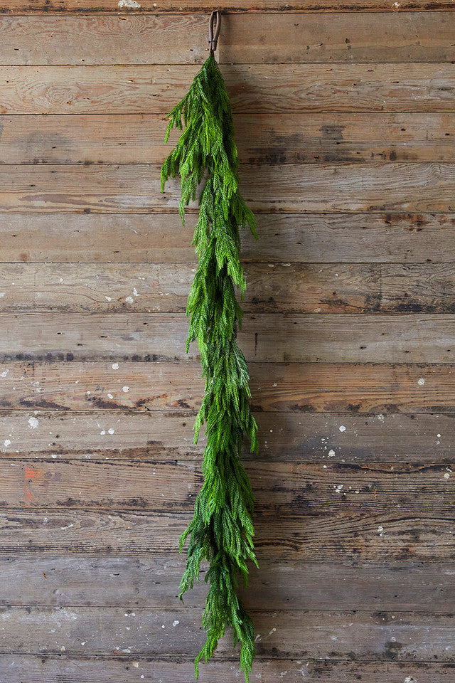 hambort™-✨Natural Christmas Greenery - Real Touch Norfolk Pine Garland