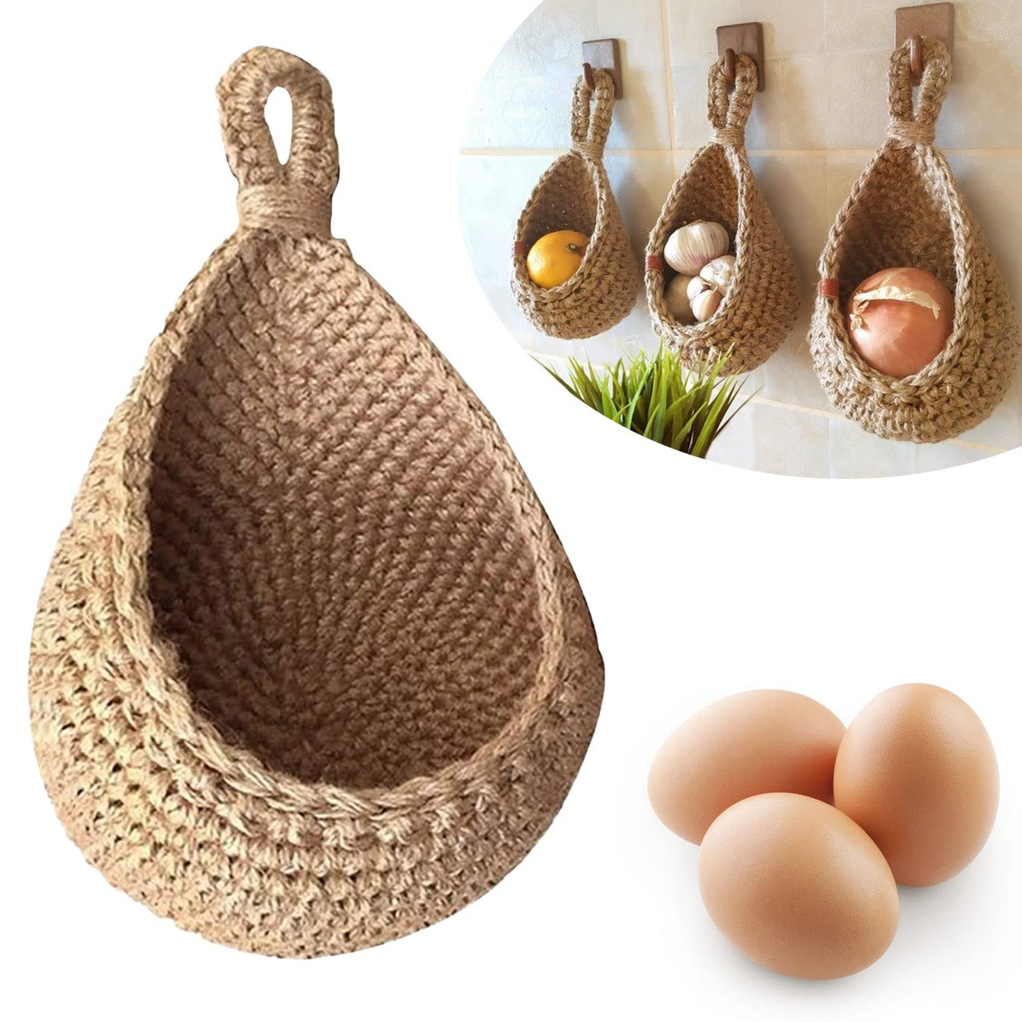 70% Discountš„Hanging Wall Vegetable Fruit Baskets