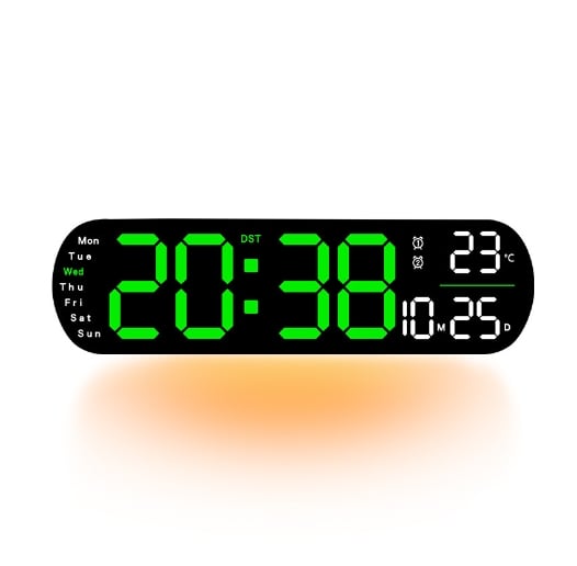 🔥 Upgraded Digital Wall Clock Large Display