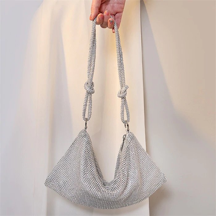 🔥Summer Hot Sale🔥Luxury Design Shiny Rhinestones Handbag