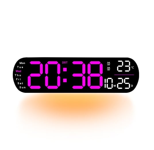 🔥 Upgraded Digital Wall Clock Large Display