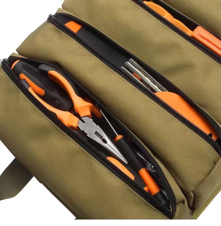 🔥Portable Foldable Tool Storage Bag, Roll Up Tool Bag