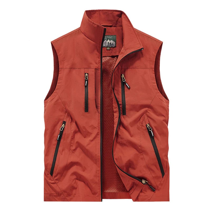 🔥Men's Oversized Sleeveless Vest Jacket With Pockets🧥