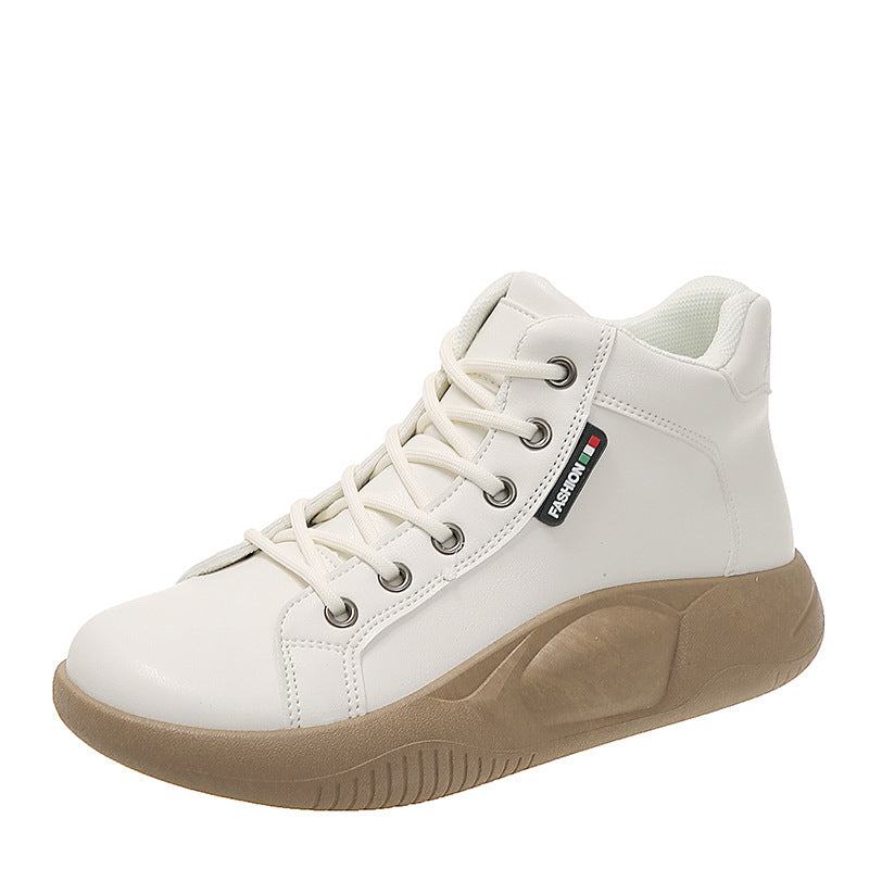 Platform shoes all match fashion women's high top shoes