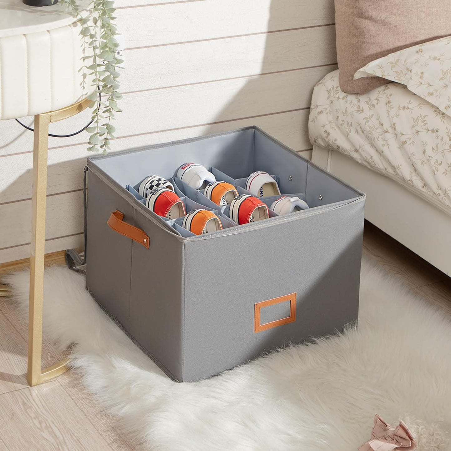 š„Fabric Shoe Organizer Storage Box