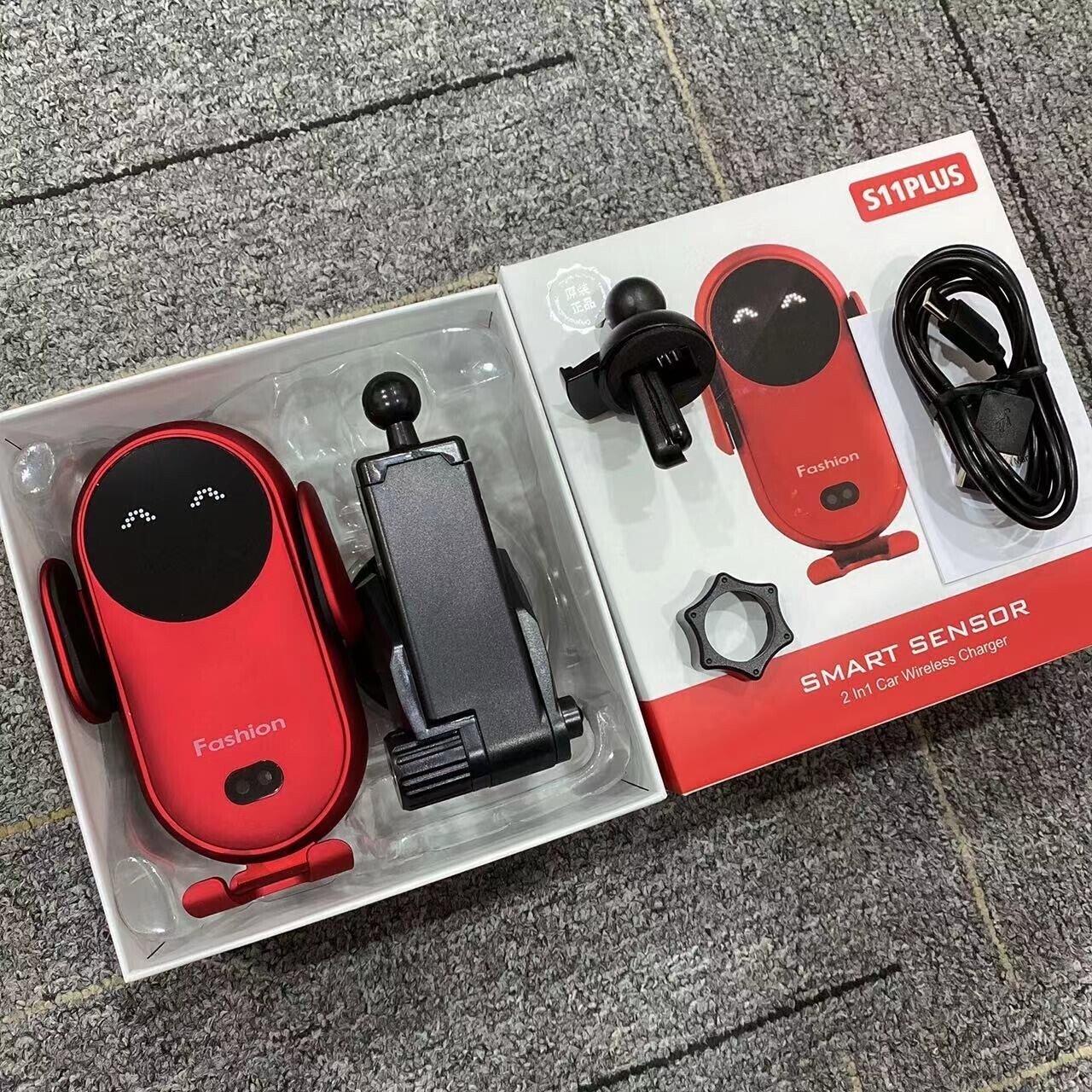 🔥NOW-49% OFF-Smart Car Wireless Charger Phone Holder