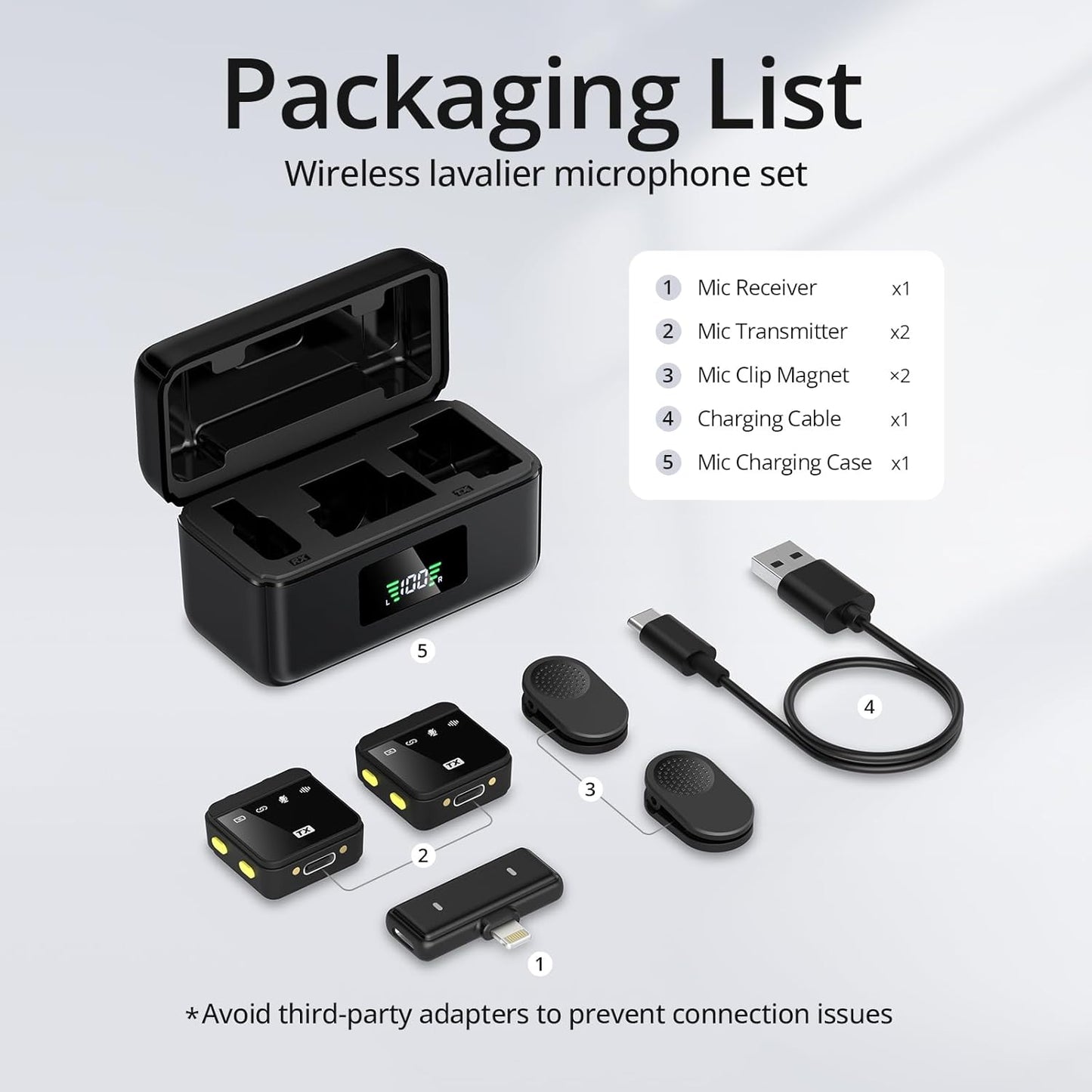 🔥Wireless Lavalier Microphone