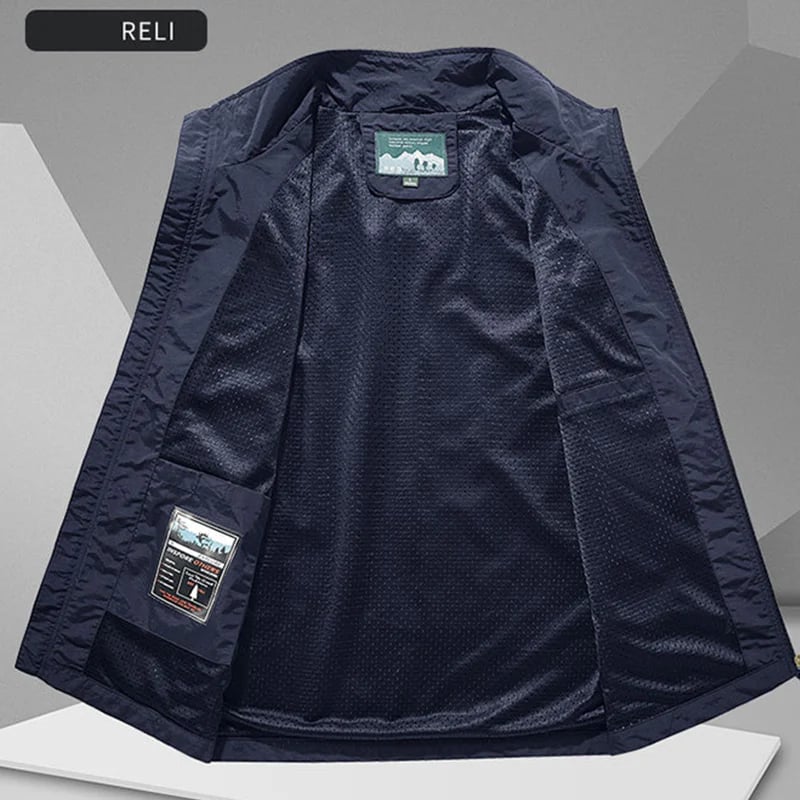 🔥Men's Oversized Sleeveless Vest Jacket With Pockets🧥