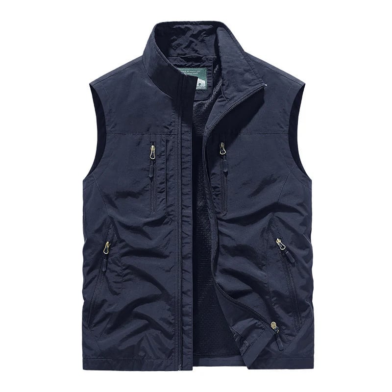 🔥Men's Oversized Sleeveless Vest Jacket With Pockets🧥