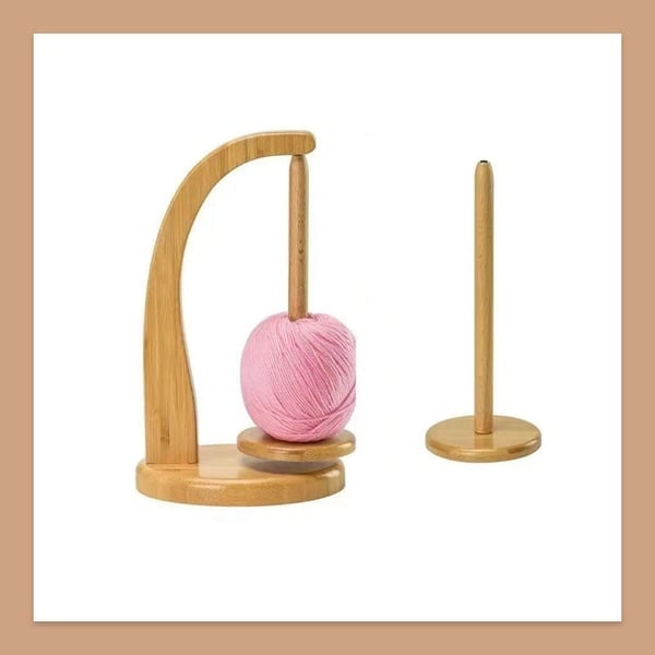 Wooden Yarn Spool Rack | Crochet Gift for Knitting Lovers💕